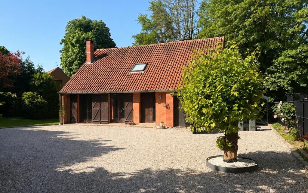 a house with a tree in front of it at Au pied de Lille, parking privé inclus in Lille
