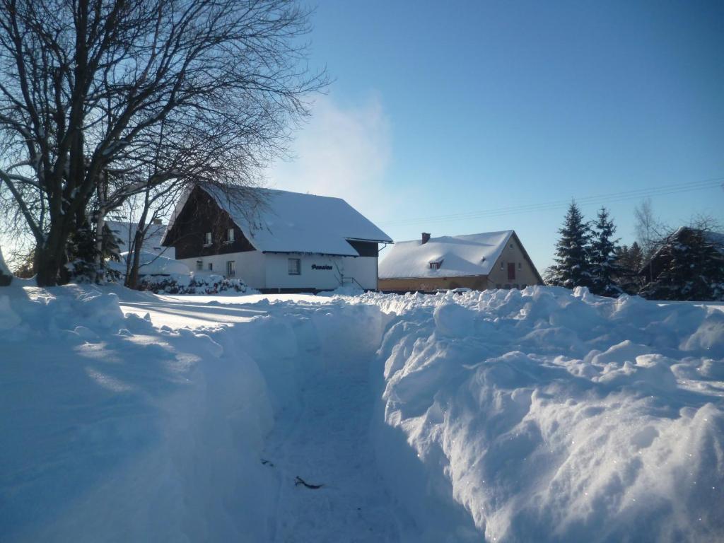 Pension Pugner during the winter