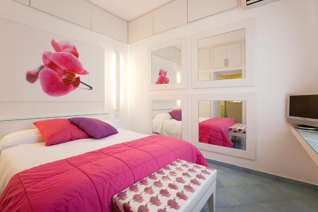 Posteľ alebo postele v izbe v ubytovaní Sorrento Apartments One