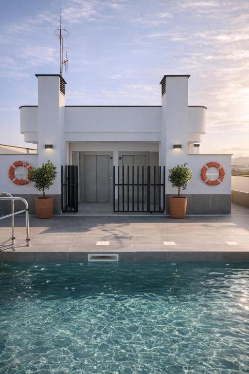 Casa Munay Tarifa con terraza, piscina y parking free