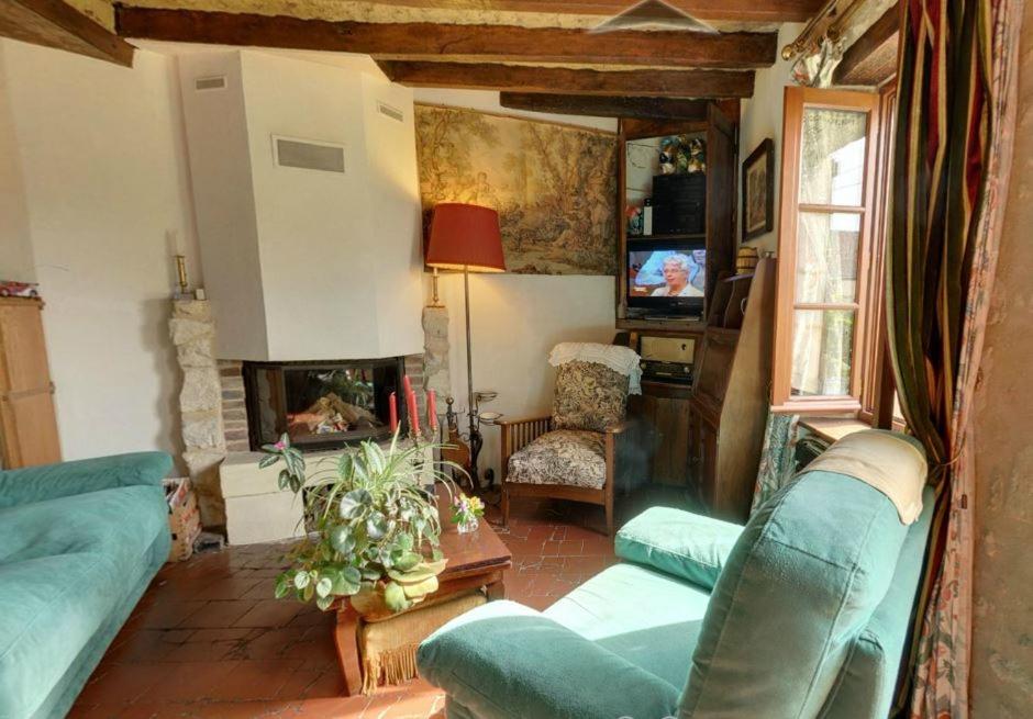 Posezení v ubytování Gîte de La Galaisière