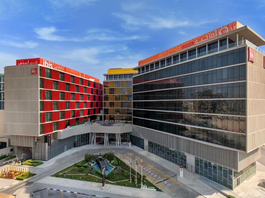 an aerial view of the headquarters of a hospital at Adagio Doha in Doha