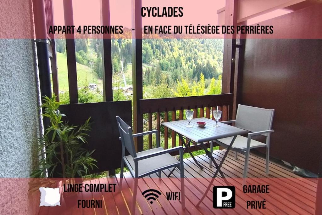 Cyclades - proche télésiège Perrières