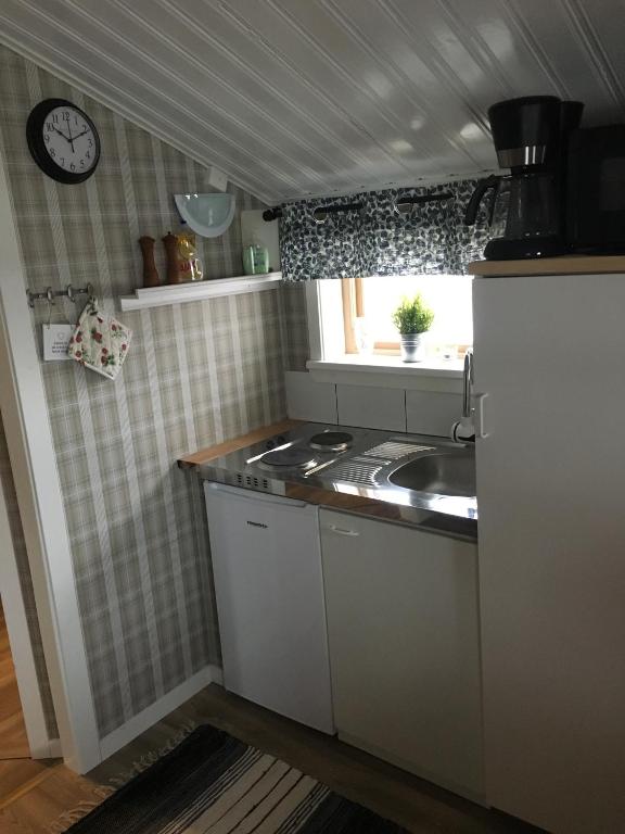 Kuchyň nebo kuchyňský kout v ubytování Gripenbergs Gårdsbutik