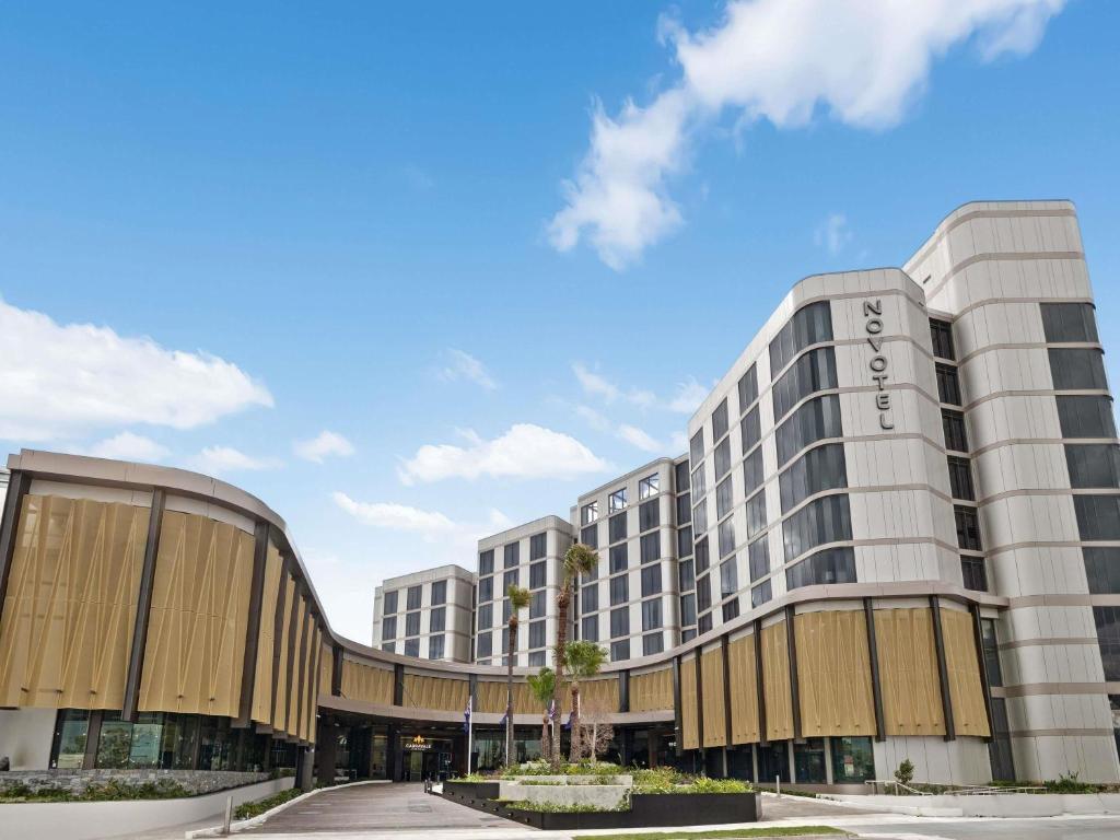 a rendering of the exterior of a hotel at Novotel Sydney Cabramatta in Cabramatta