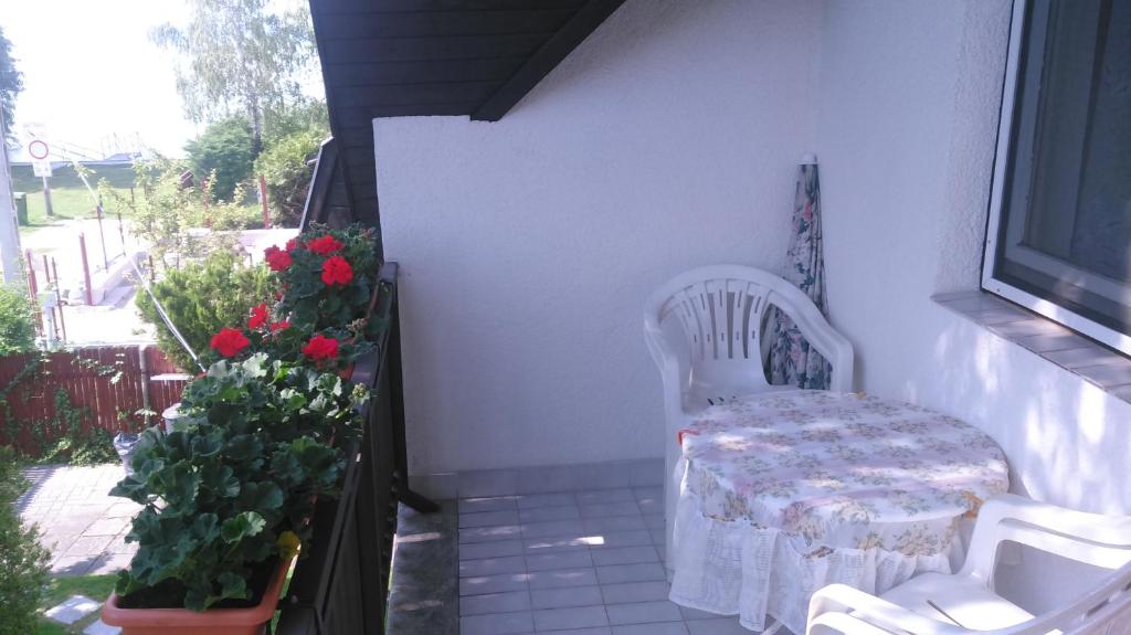 Balkón alebo terasa v ubytovaní Fecske Home Zamárdi