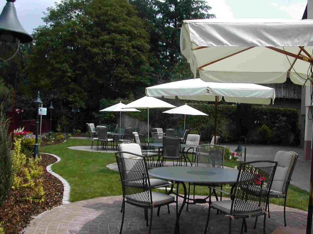 Zahrada ubytování Restaurant A l'Aigle