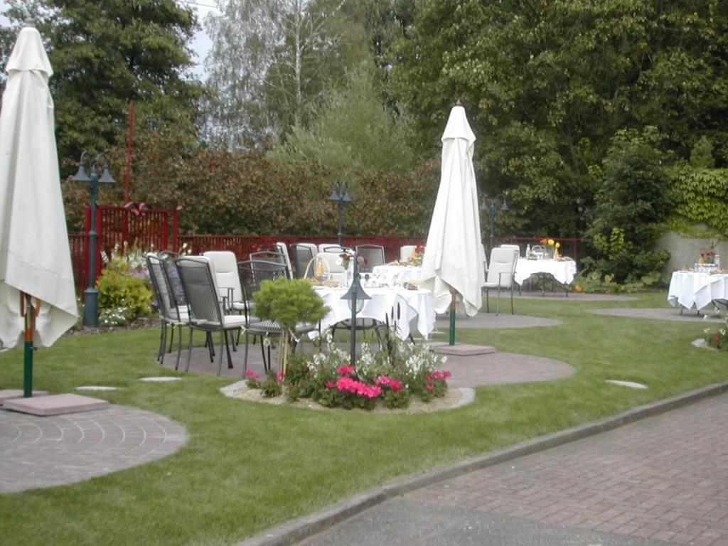 Zahrada ubytování Restaurant A l'Aigle