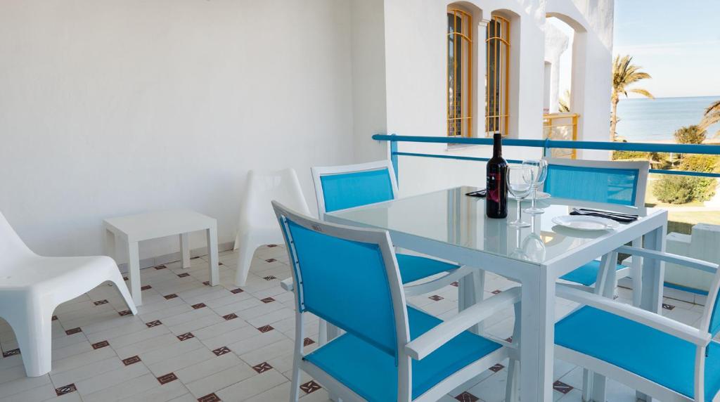 Balkón nebo terasa v ubytování Apartamentos Alberca - Deniasol