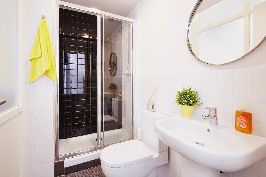 Um banheiro em Free Hostels Barcelona