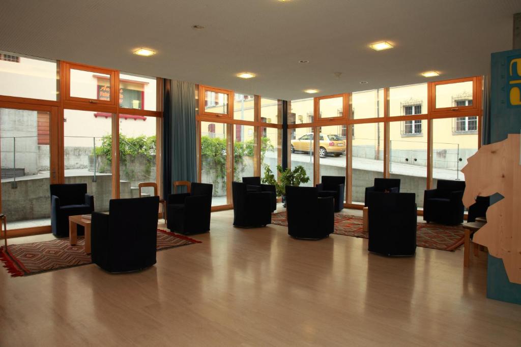 Zona de estar de Hotel Albula & Julier