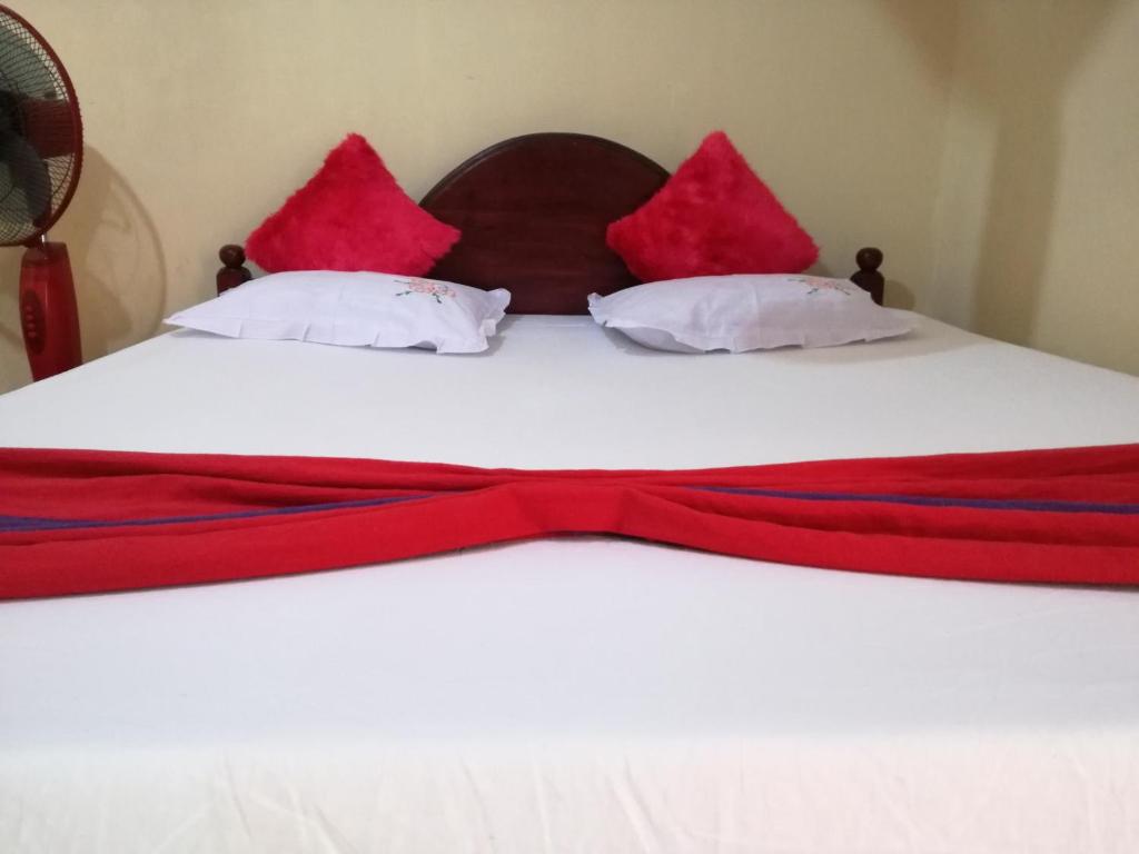 Postel nebo postele na pokoji v ubytování Pinthu Home Stay
