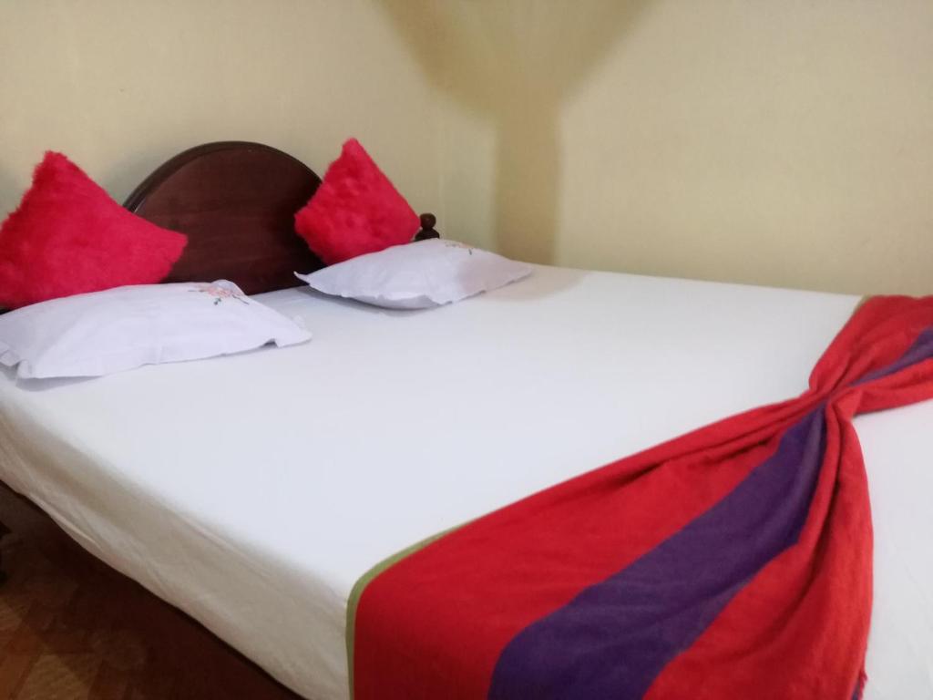 Postel nebo postele na pokoji v ubytování Pinthu Home Stay