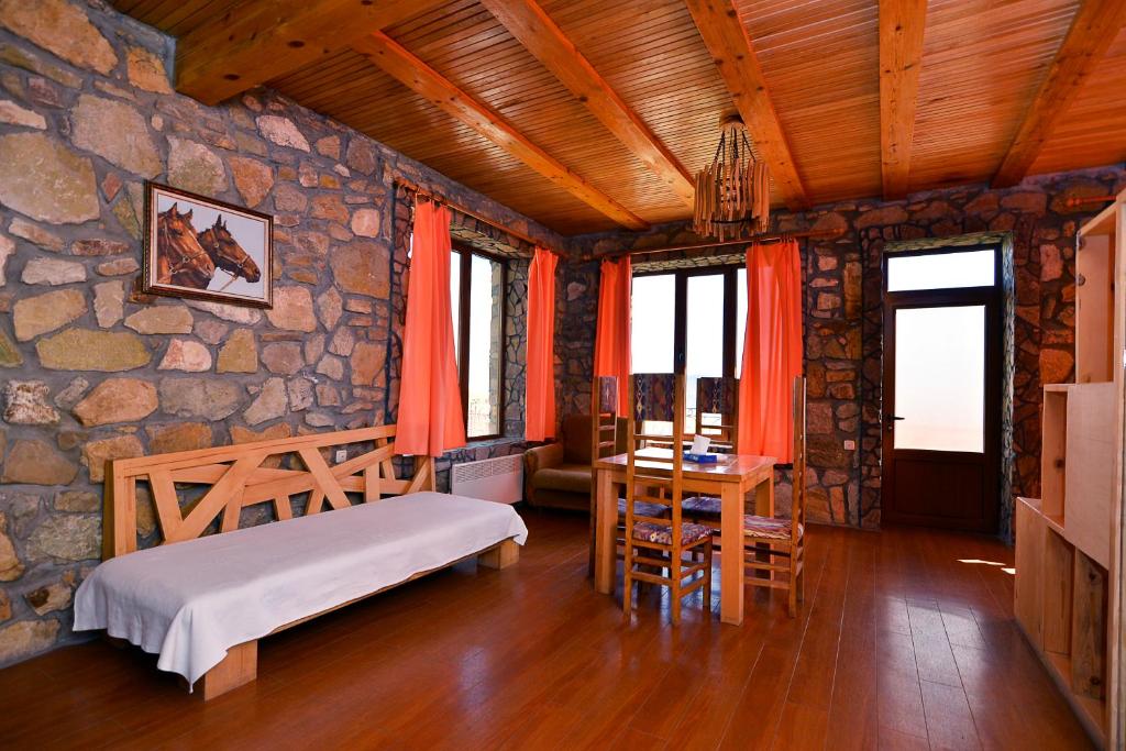 Voodi või voodid majutusasutuse Apaga Resort toas