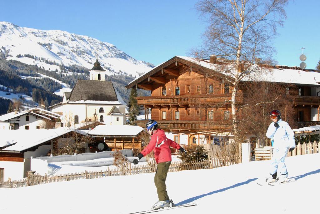 Hotel Aschauer Hof z'Fritzn v zime
