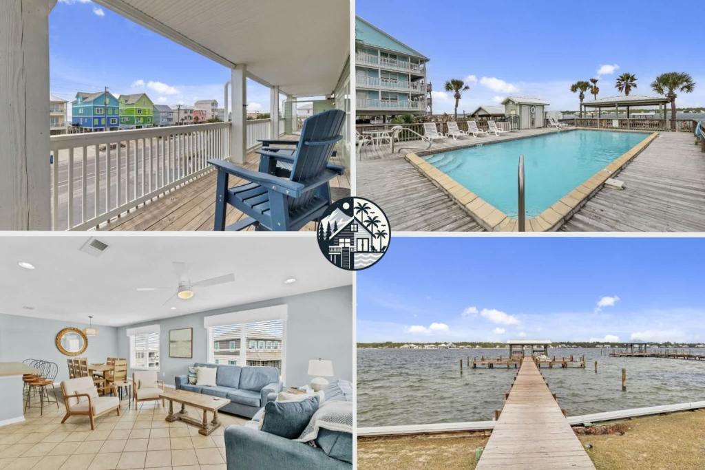 3BR Condo Gulf Views with Pool, Boat Launch and Dock