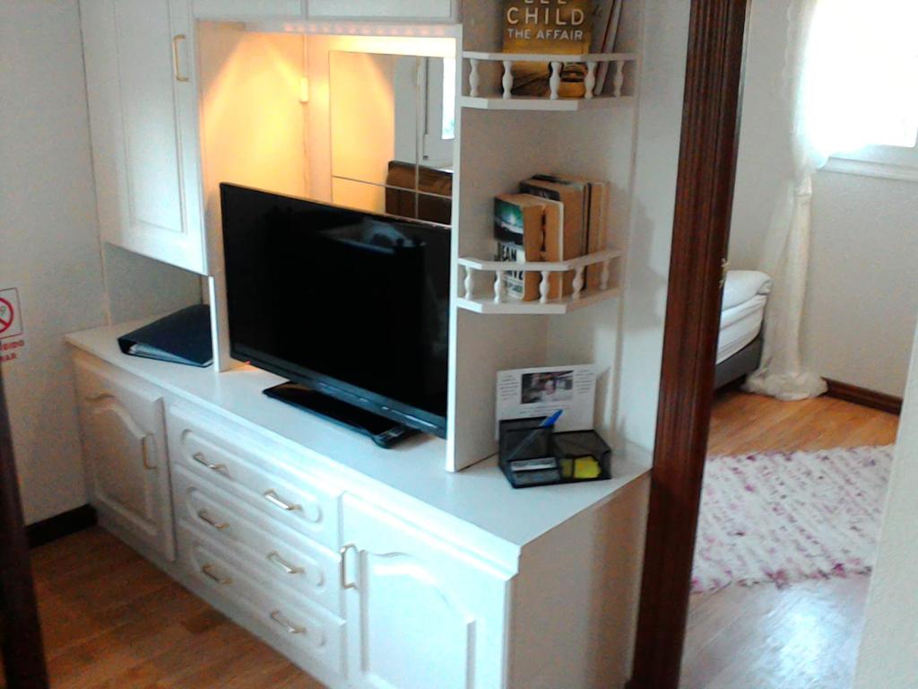 Kuchyň nebo kuchyňský kout v ubytování Villafranco Apartamentos