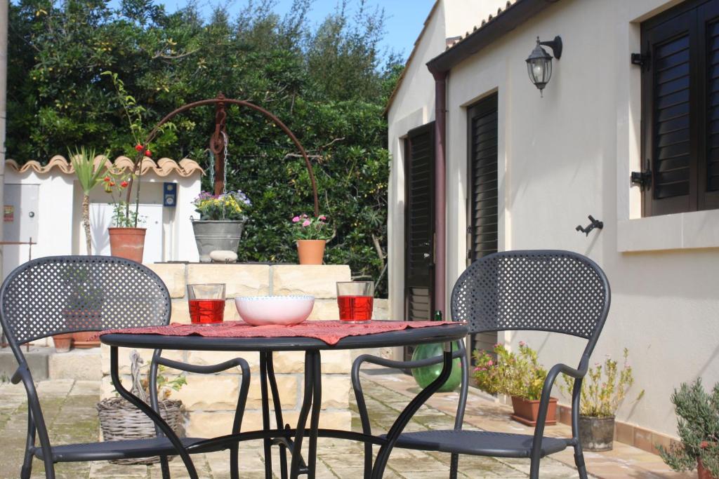 Patio nebo venkovní prostory v ubytování L'Antico Trappeto