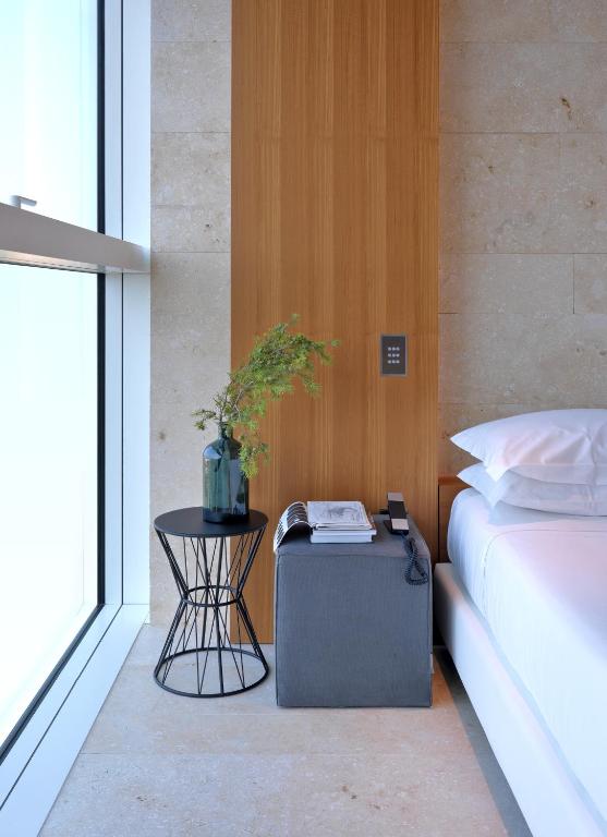 Postel nebo postele na pokoji v ubytování C-Hotel & Spa