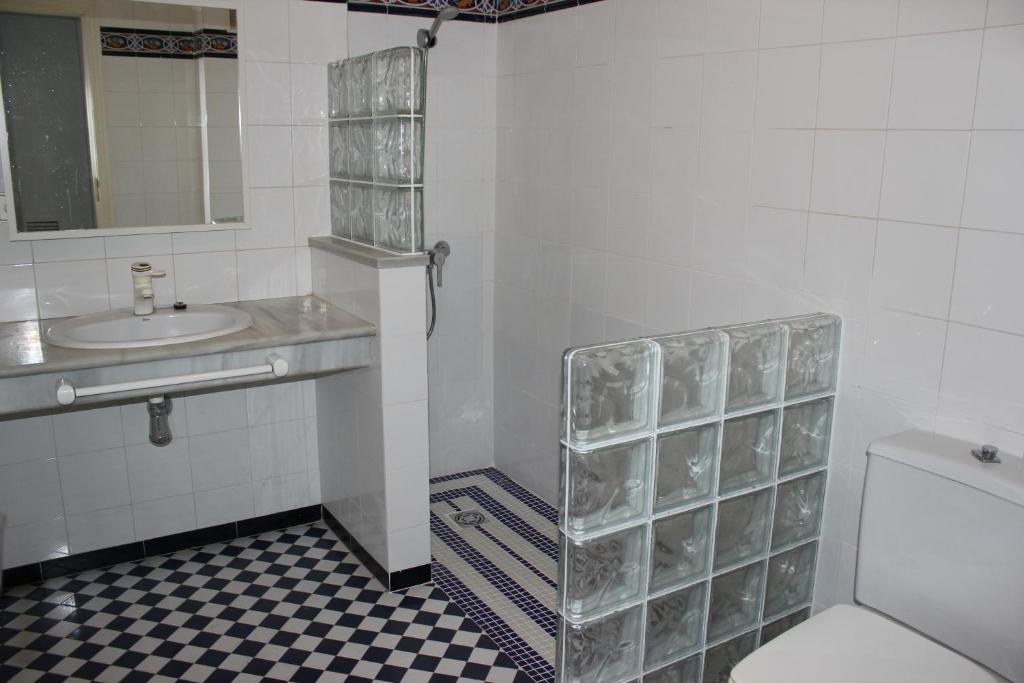Koupelna v ubytování Apartamentos Alberca - Deniasol