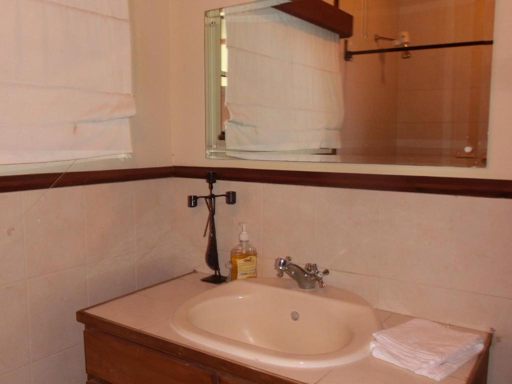 Koupelna v ubytování Mwanzo Lodge