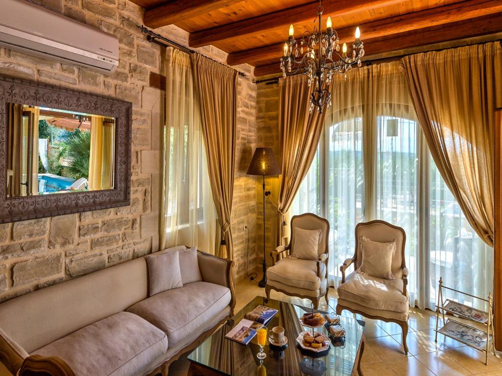 Posezení v ubytování Eleon Residence