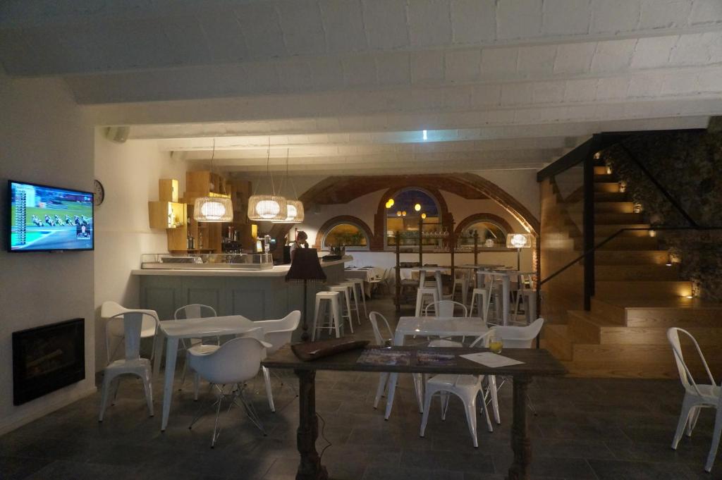 A seating area at Hotel Can Ribalta
