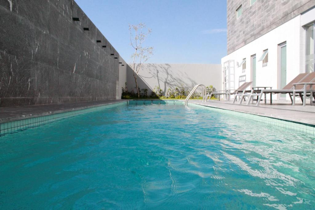 Bazén v ubytování Casa Inn Business Irapuato nebo v jeho okolí