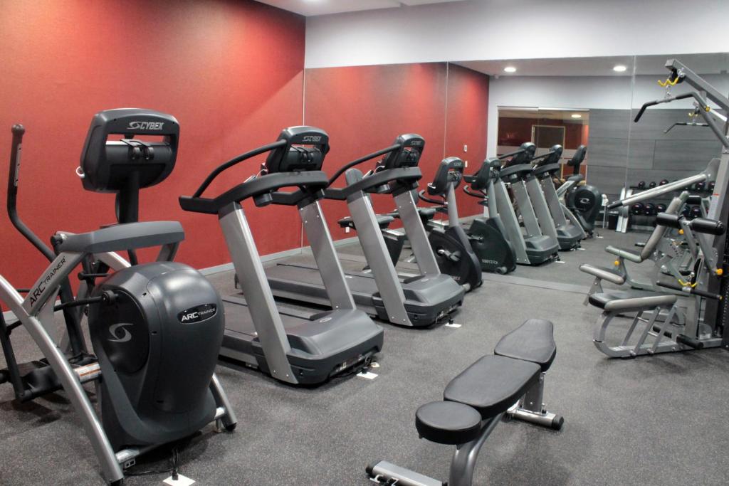 Fitness centrum a/nebo fitness zařízení v ubytování Casa Inn Business Irapuato