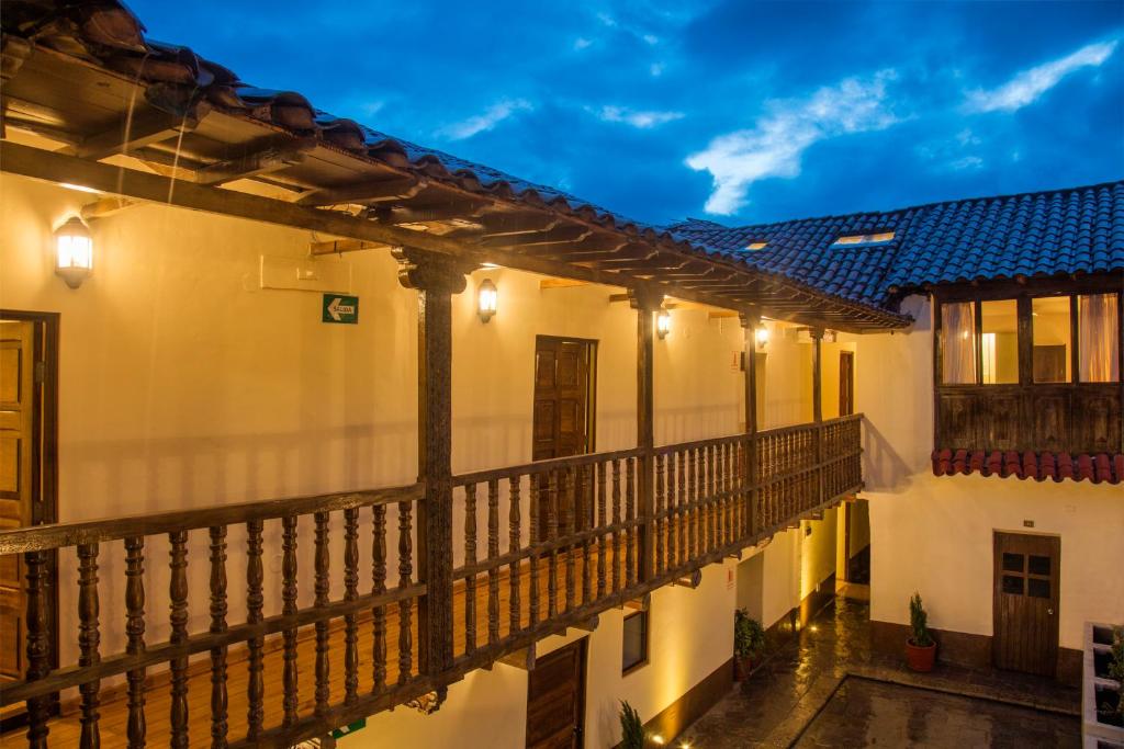 Balkón nebo terasa v ubytování Hotel Casa Fierro Cusco