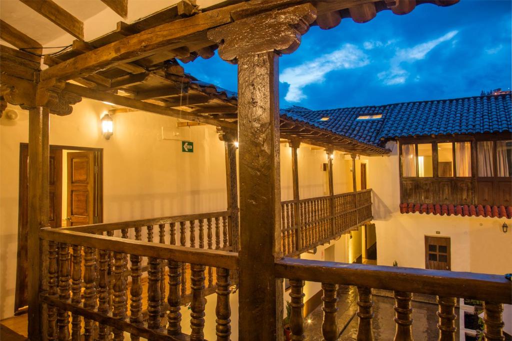 Balkón nebo terasa v ubytování Hotel Casa Fierro Cusco
