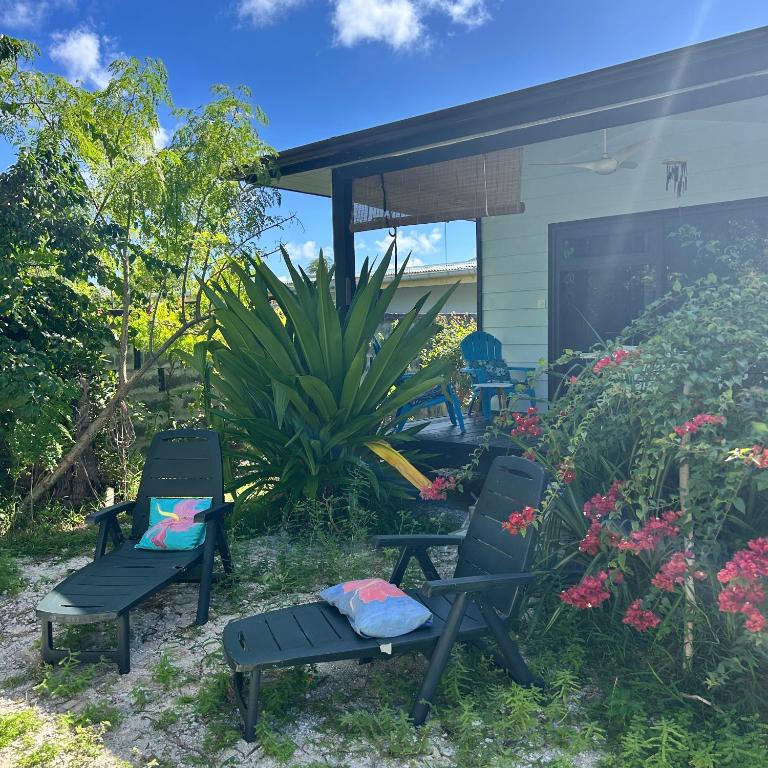 LE FARE BLEU ITI Bungalow climatisé en bord de lagon à Tiputa Rangiroa - Demi-pension & vélos gratuits - photo 6 - Rangiroa, Polynésie