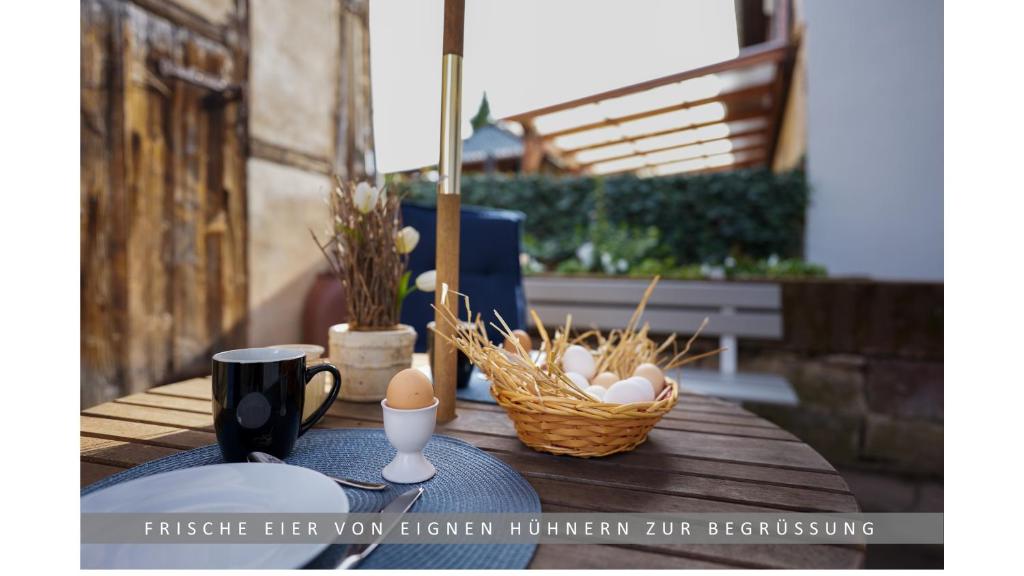 Hund ohne Aufpreis -Apartment Leinetal - Kamin in der Wohnung & Kaminholz kostenlos - Hochwertige Hotelbettwäsche, 7 min zur Seenplatte, privat Parkplatz - 1-3 Personen - Housity