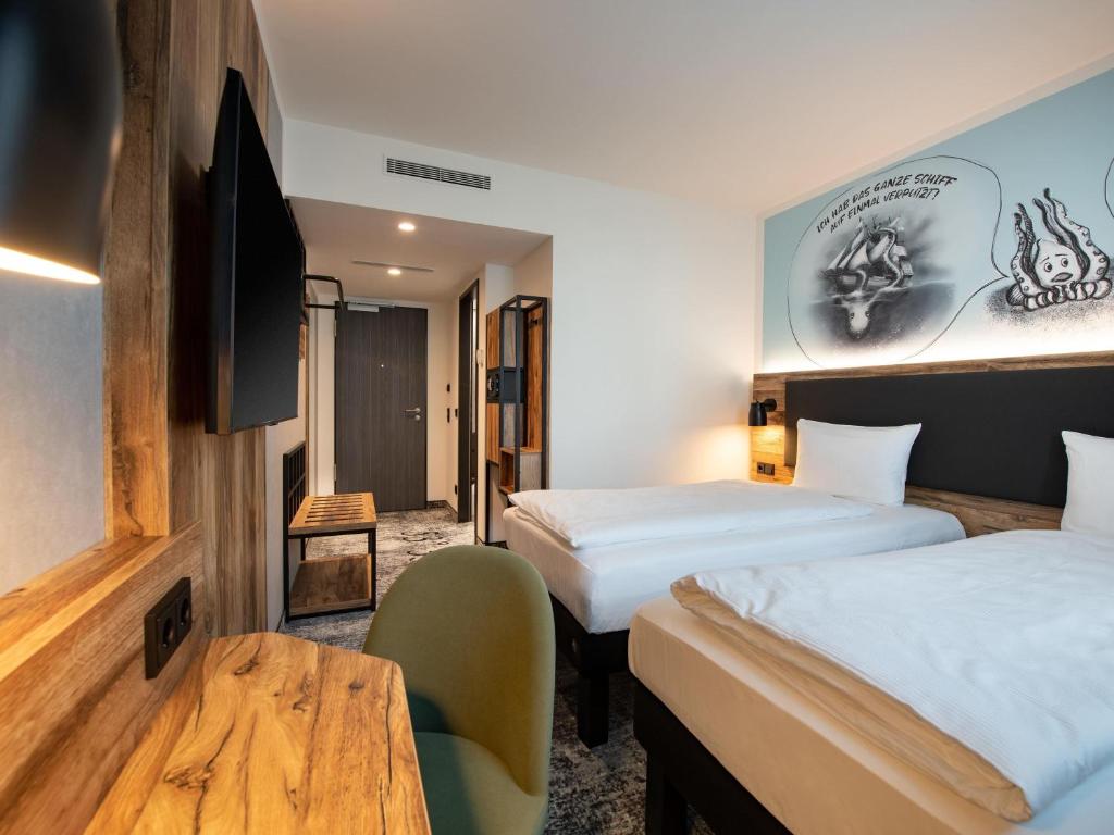 ibis Styles Hamburg Barmbek - 舒适双床间