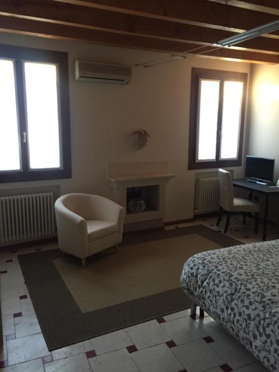 Posezení v ubytování B&B Via Garibaldi