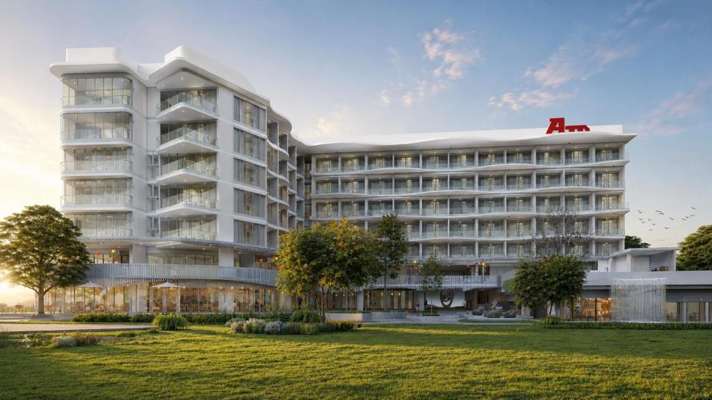 an architectural rendering of a hotel at BTP Hotel Nakhon Phanom in Ban Noi Pho Kham