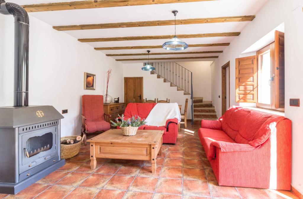 Posezení v ubytování Finca La Celada