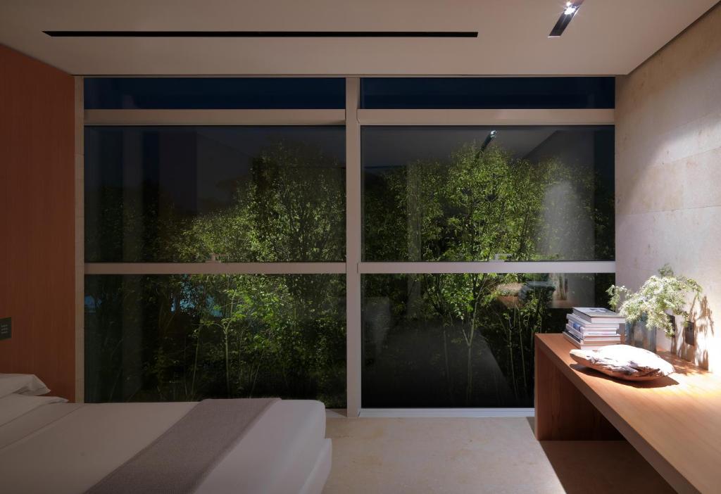 Postel nebo postele na pokoji v ubytování C-Hotel & Spa