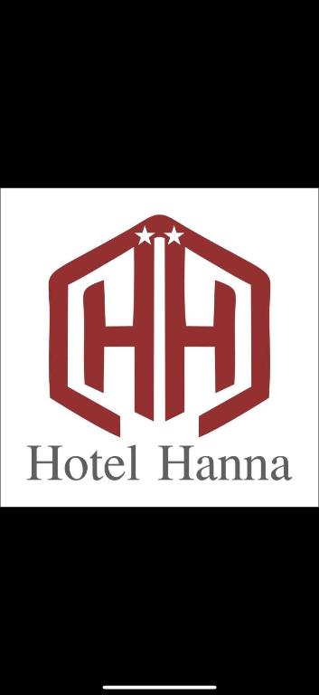 a logo for a hotel hamsana at Hanna in Mar del Plata