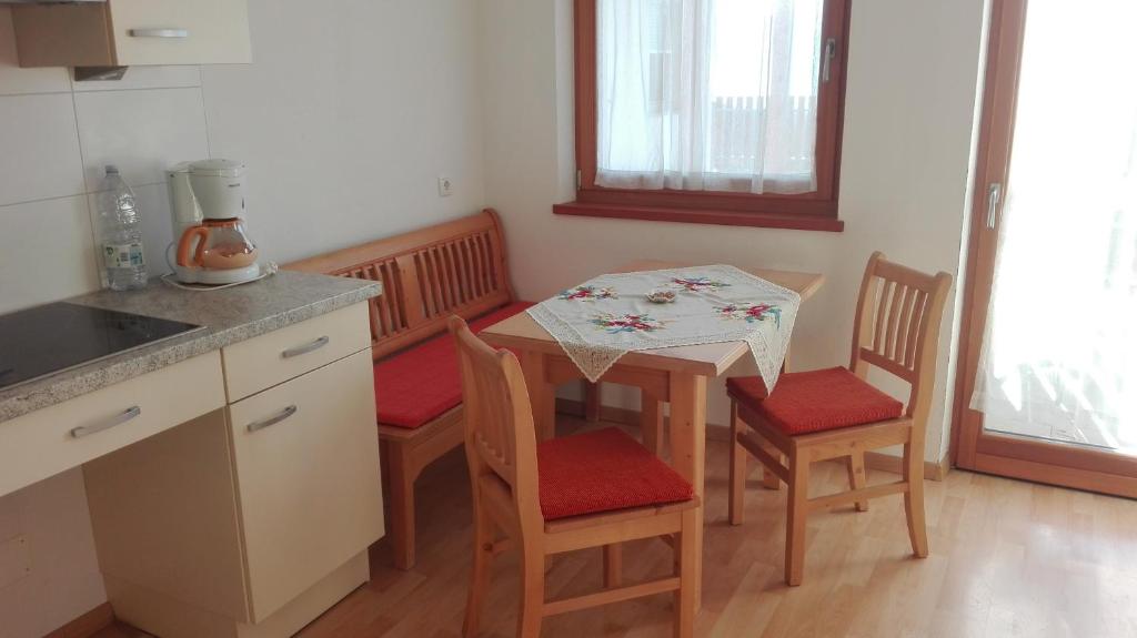 Kuchyň nebo kuchyňský kout v ubytování Arche Hof Bichler