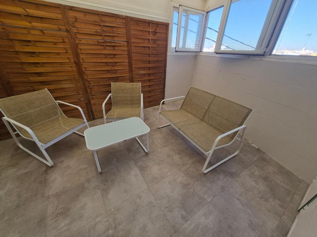 Ático centro con terraza y vistas