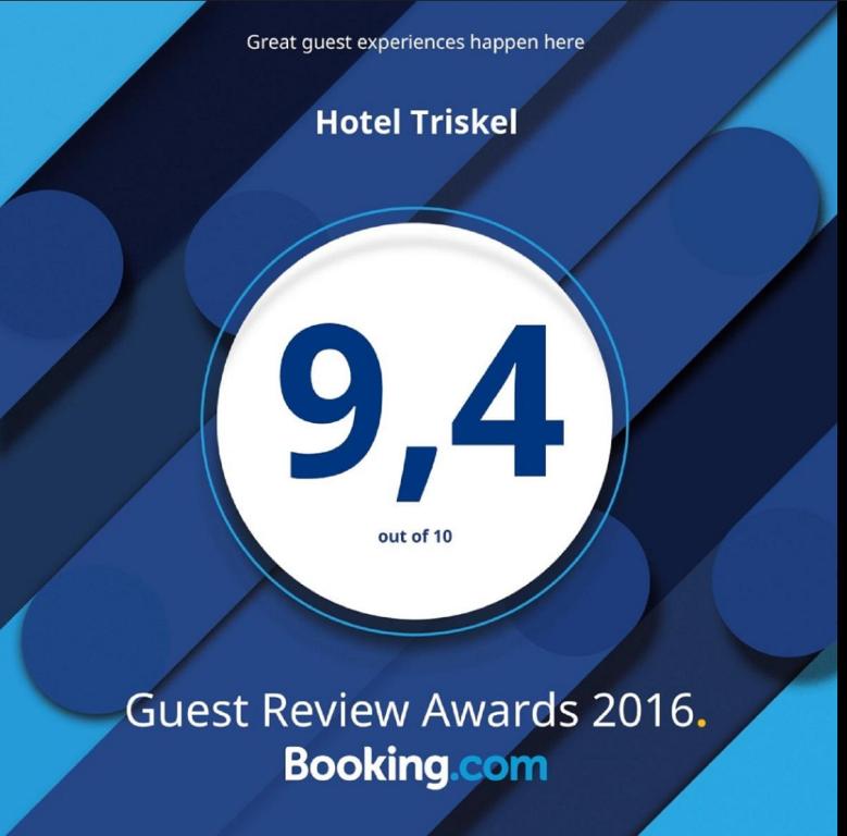 Certifikát, hodnocení, plakát nebo jiný dokument vystavený v ubytování Hotel Triskel