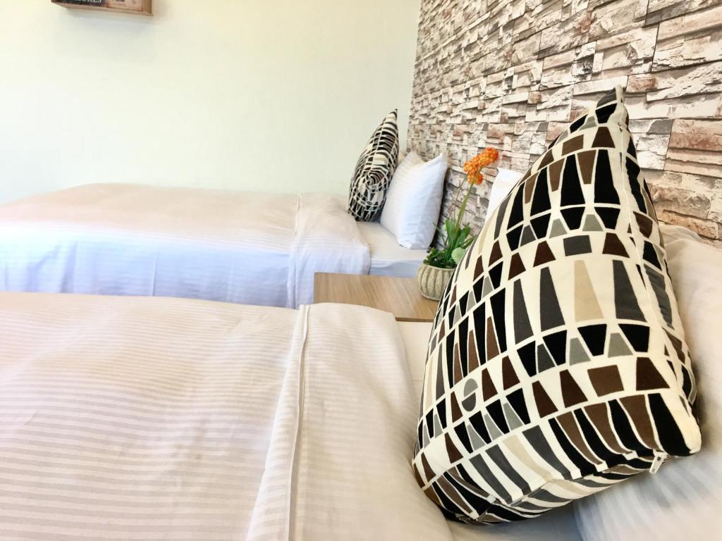 Letto o letti in una camera di Sun Shine B&B