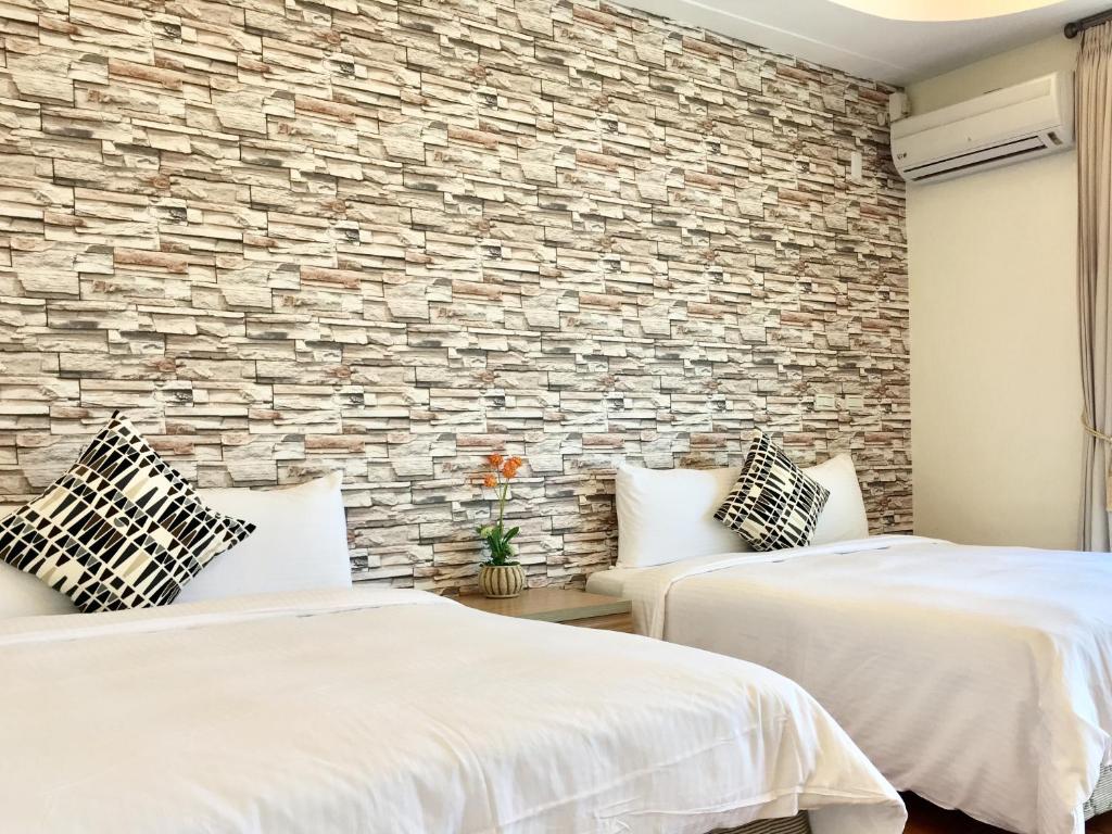 Letto o letti in una camera di Sun Shine B&B
