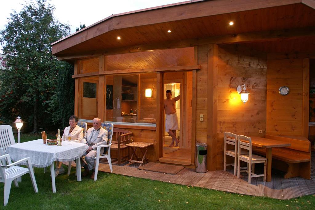 Patio lub wspólna przestrzeń na świeżym powietrzu w obiekcie Dietrich Comfort Appartements