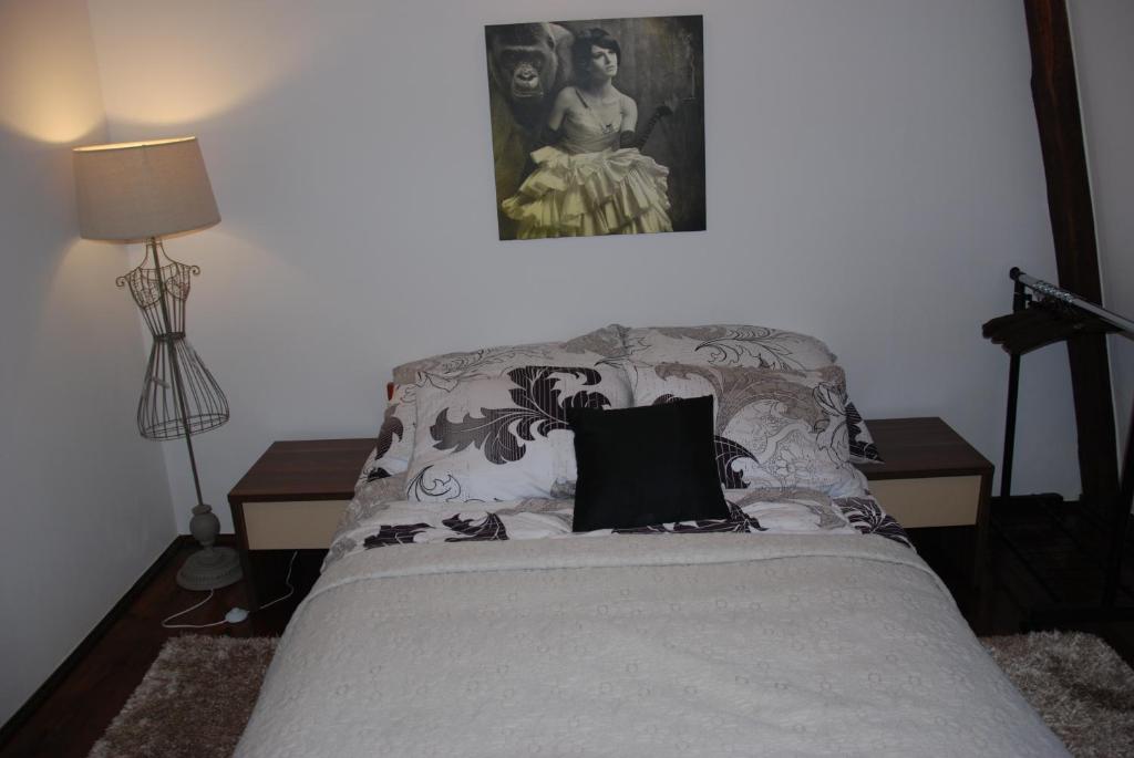 Posteľ alebo postele v izbe v ubytovaní ApartHome Barbara 1