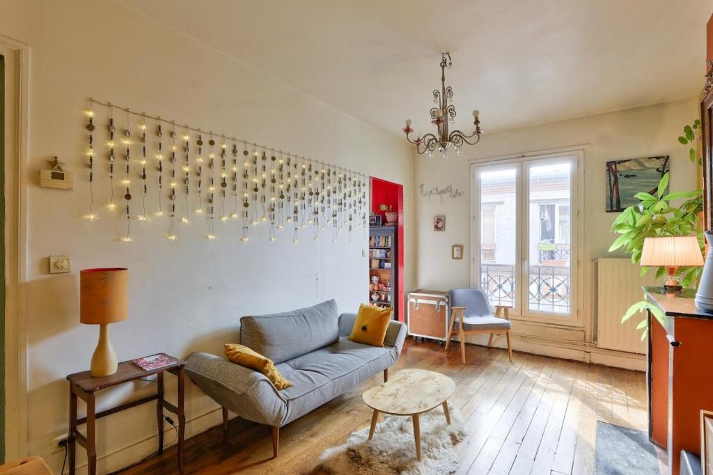 Cozy T2, 1BDR, 2P, Paris 18, Canal St-Martin