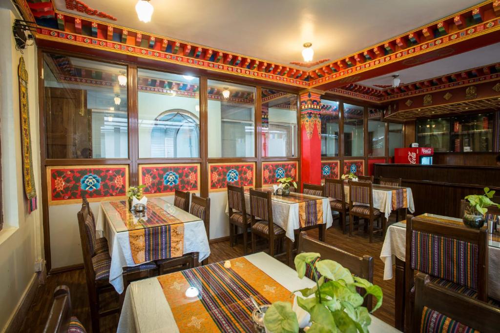 Restaurace v ubytování Hotel Yambu kathmandu