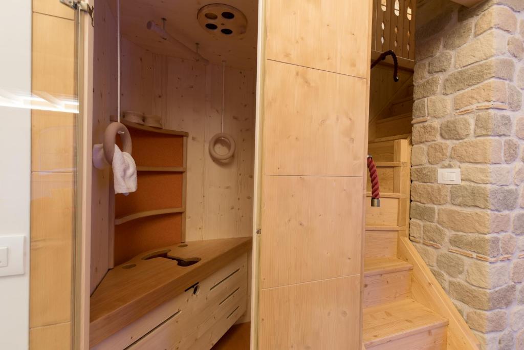 Koupelna v ubytování B&B Al Cedro