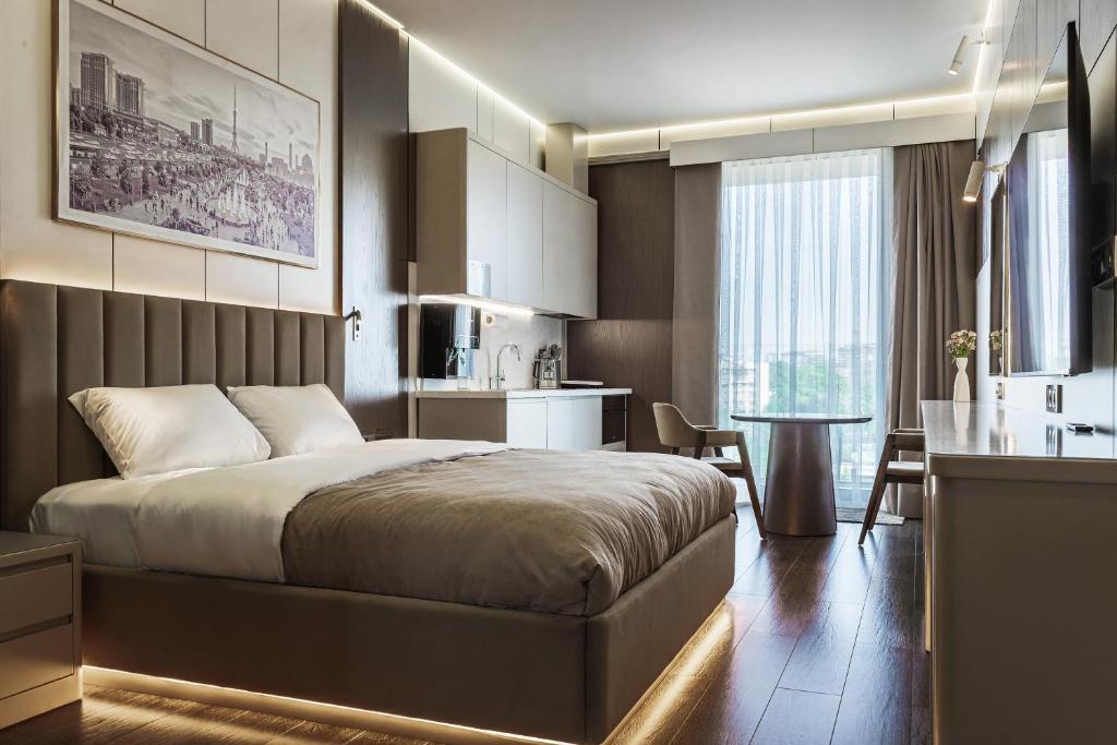 فضای داخلی Central one new apartments - panoramic skyline & boulevard در تاشکند - تصویر ۳